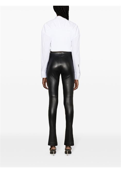 Black belted leather leggings - women ALEXANDER WANG | 1WC1244697001